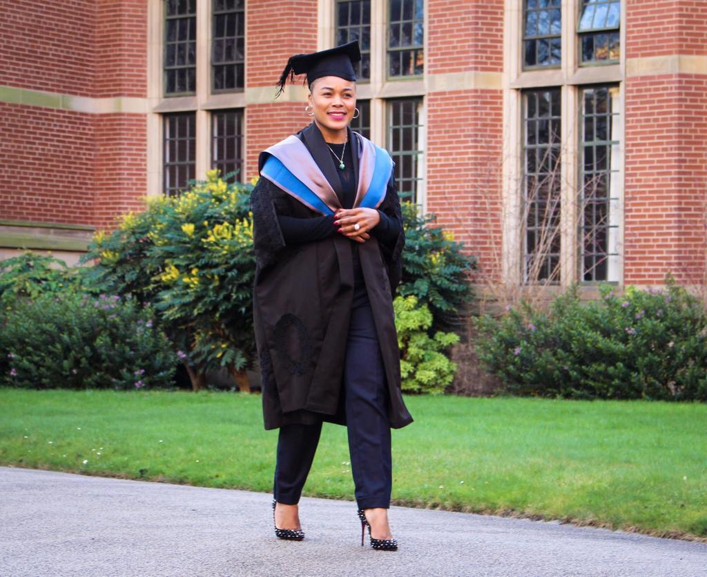 Prophetess Beverly Angel graduated with a Master of Science in Organisational and Business Psychology (MSc) from the University of Liverpool