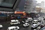Shops looted, set alight after mob runs amok in Durban CBD One person has been arrested and police are pursuing a group of other people who went on the rampage in the Durban city on Monday, looting and setting shops alight. Picture: Facebook.