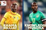 Khama Billiat to captain Zimbabwe Warriors in Musona absence Khama Billiat and Knowledge Musona
