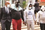 DJ Fantan, Levels appeal against six months in prison sentence DJ Fantan, real name Arnold Kamudyariwa (second from left) and Levels, real name Tafadzwa Kadzimwe, (second from right) appear at the Harare Magistrates’ Courts. — Picture: Lee Maidza