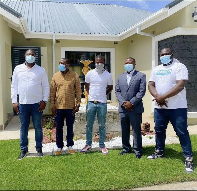 Mnangagwa twins with DJ Fantan and Levels