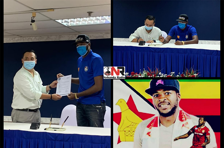 Former Dynamos defender, Victor Kamhuka, has signed for a new club in Malaysia called Royal Malaysian Police Football Club