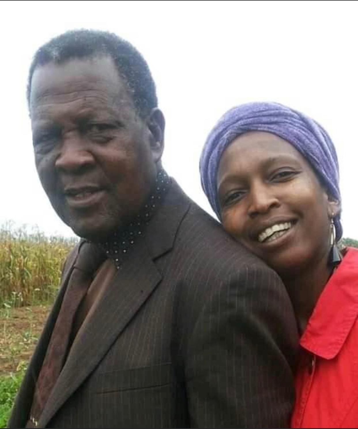 Tinopona Katsande with her dad Samson Katsande (Chief Nyamukoho)