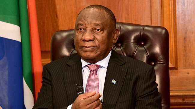 President Cyril Ramaphosa addressing the nation on developments in relation to the country’s response to the Coronavirus pandemic. Picture: Jairus Mmutle/GCIS