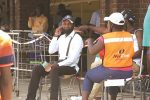 Money changers camp outside shops Illegal money changers enjoy brisk business outside Pick n Pay supermarket in Bindura recently. — Picture: Fortune Hamandawana