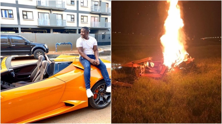 Trevor Mbizvo has shocked social media users by not showing any remorse after his friend, Eddie died during the fatal crash that reduced his Lamborghini to ashes on 28 March.