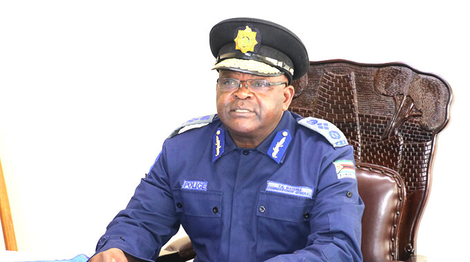 Zimbabwe Republic Police Commissioner General Godwin Matanga.
