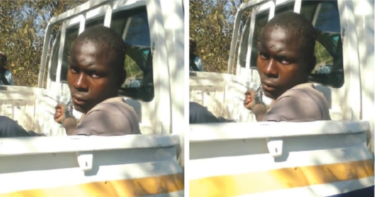 Lucky Ncube, the suspect who allegedly slit a girl’s throat in Lupane