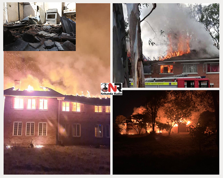 A fire that gutted the doctors' residence at Bulawayo's Mpilo Hospital saw one doctor suffer a fractured leg and caused property damage estimated at least US$500 000