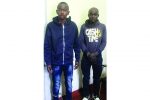Gun in waist sells out ‘armed robbers’ Emmanuel Sibanda (left) and Alex Ncube