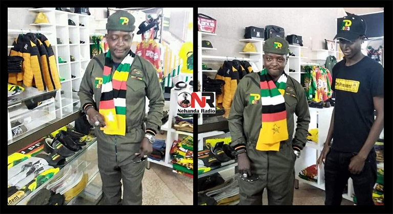 Sulumani Chimbetu set tongues wagging after his pictures in ZANU-PF regalia trended on social media.