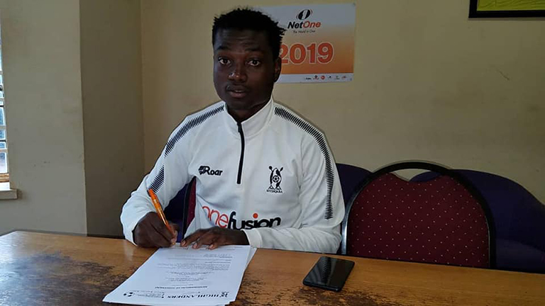 Highlanders goalkeeper Wellington Muuya