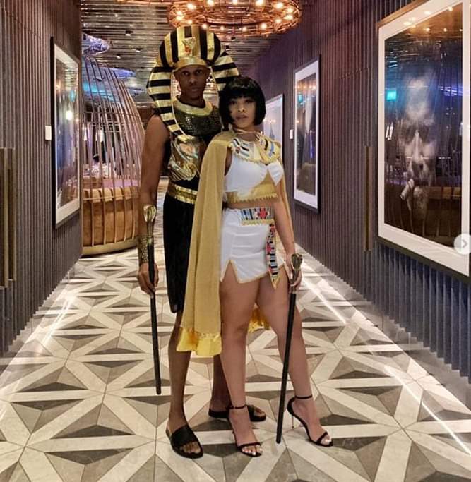 Robert Mugabe Junior and Hilary Makaya