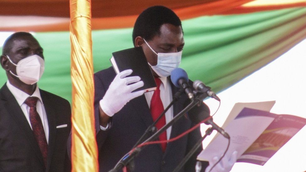 Hakainde Hichilema has become Zambia's seventh president