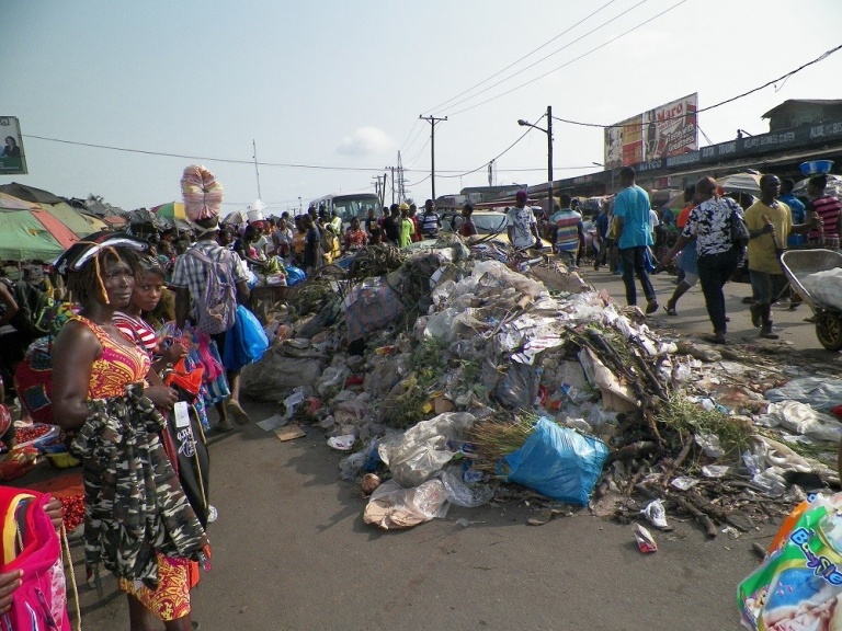 The head of the European Union mission in Liberia says he is appalled by how "dirty" and "disgusting" the capital, Monrovia is, despite donors pouring in aid to clean it up and improve living conditions.