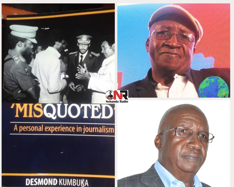 Veteran journalist and editor Desmond Kumbuka and his book "Misquoted": A personal experience in journalism, published by Passpoint Publishers Private Limited