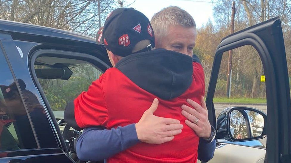 When Luke Sellers saw Solskjaer after his sacking, he asked him for a hug: "I think we both needed it to be honest" (Picture by Luke Sellers)
