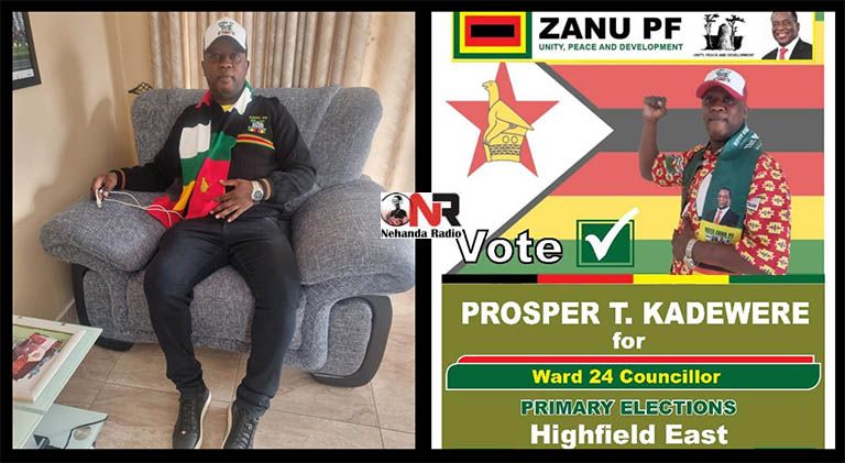 French based Warriors striker Tino Kadewere's elder brother, Prosper Kadewere is set to contest in the forthcoming Zanu PF primary elections.