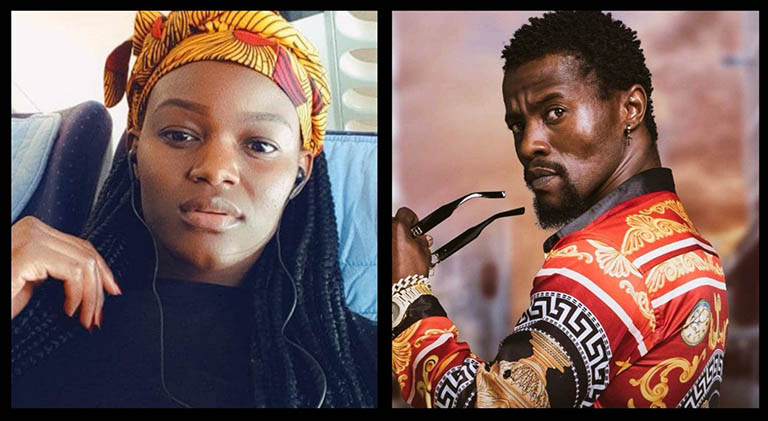 South African actor Abdul Khoza has taken to social media to praise one of Zimbabwe's finest female rappers Awa Khiwe for her rapping skills.