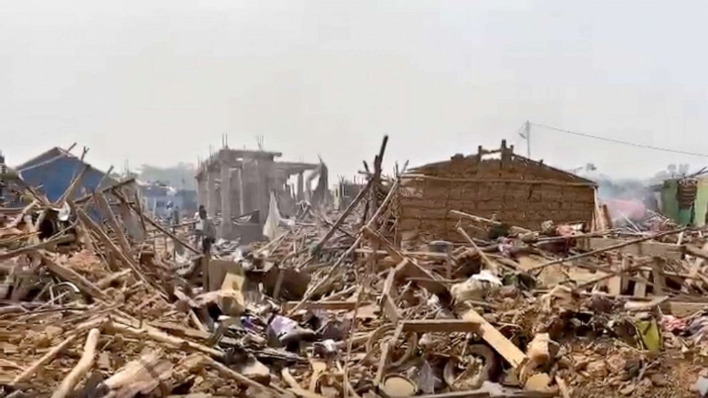 Ghana says the Spanish company in charge of a lorry that last month exploded and killed 13 people violated storage and transport laws. Maxam Corp has been fined $6m (£4.4m).