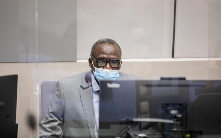 Ali Muhammad Ali Abd–Al-Rahman in the Courtroom of the ICC on 8 October 2020 © ICC-CPI