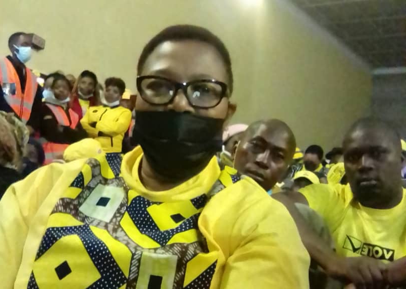 Former MDC-T president Thokozani Khupe has attended her first meeting as Citizens Coalition for Change (CCC) member despite being initially blocked by angry security details at the Macdonald Hall in Bulawayo.