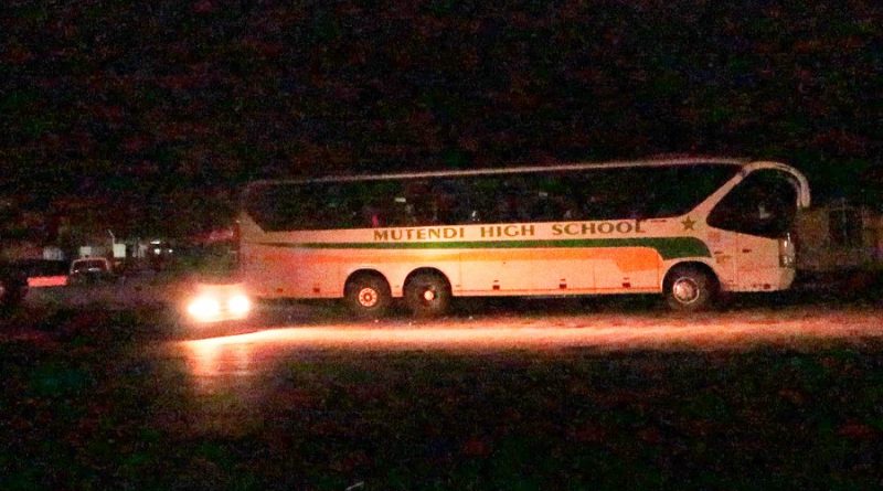 It’s midnight and a Mutendi High School bus is curiously parked outside the registry office in Masvingo.