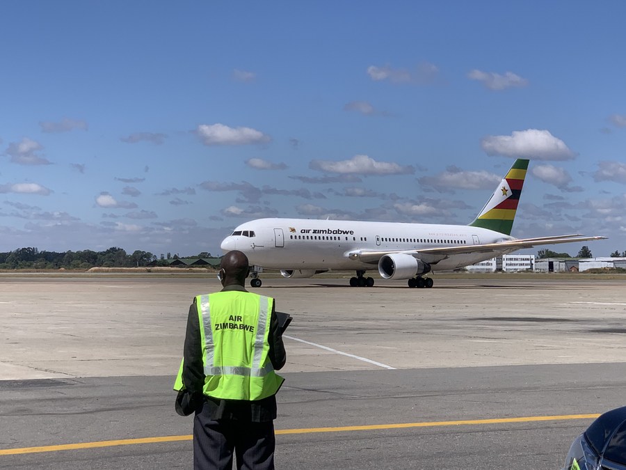 File picture of an Air Zimbabwe plane