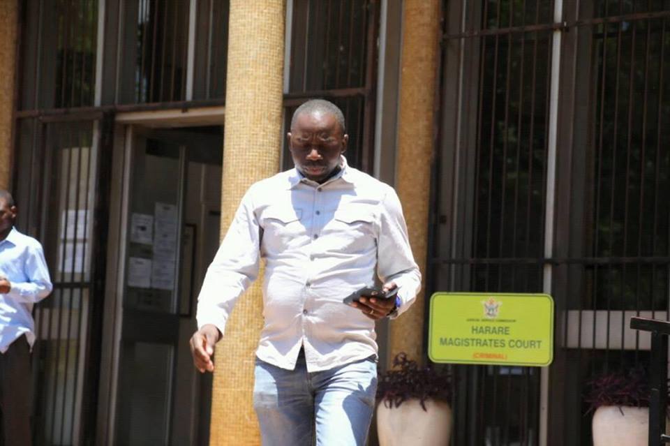 The Media Institute of Southern Africa (MISA Zimbabwe chapter) has condemned the arrest of Alpha Media Holdings editor-in-chief Wisdom Mdzungairi and senior reporter Desmond Chingarande (pictured) over allegations that they published falsehoods, citing that the move undermined the right to freedom of expression.