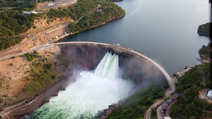 File picture of the Kariba Dam Wall