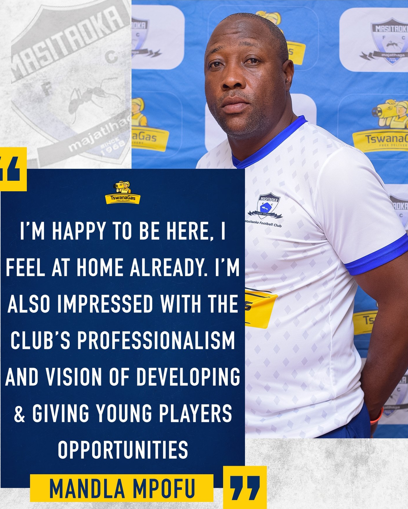 Former Bosso gaffer Mandla 'Lulu' Mpofu unveiled by Mositaoka FC in Botswana