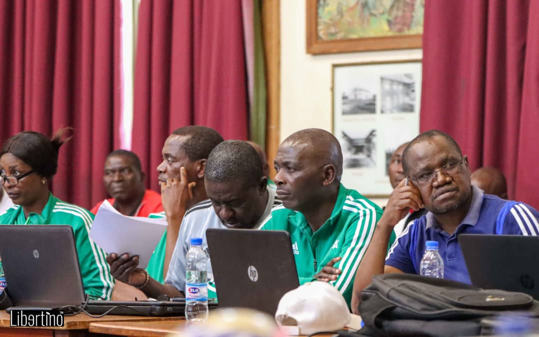The Zimbabwe Football Association (ZIFA) through its referee's committee conducted a course for all the high level referees who handle the Premier Soccer League (PSL) matches. (Picture via Libertino)