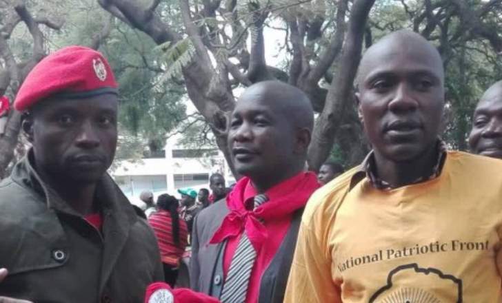 Former Zanu-PF terror group leader Jim Kunaka (right)