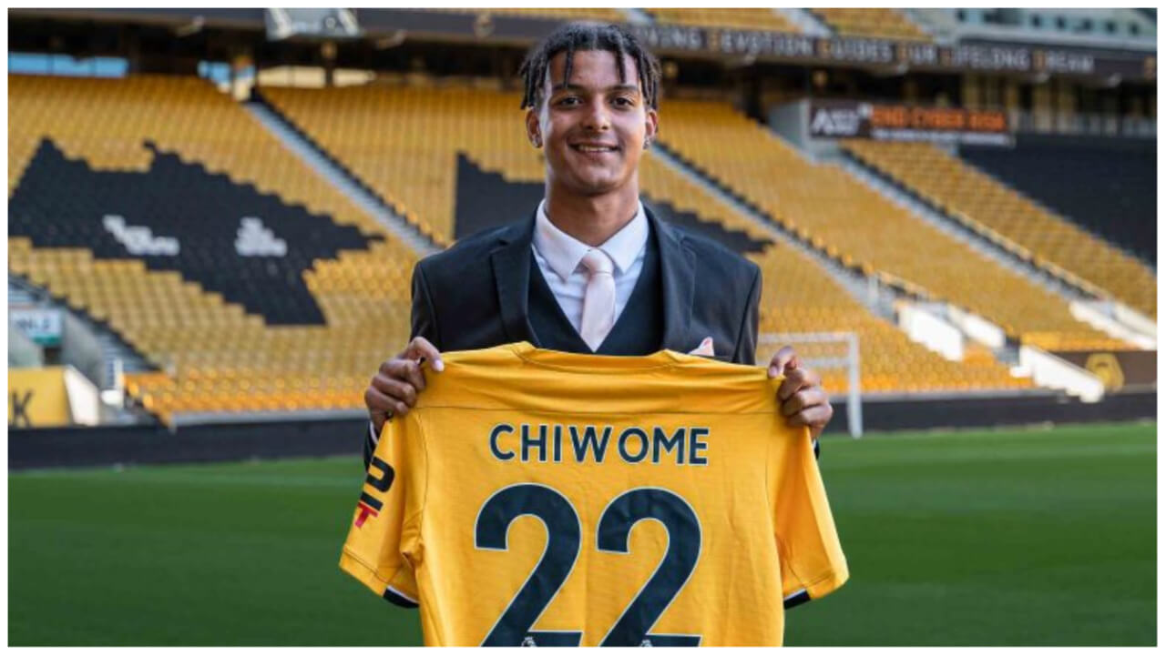 Wolverhampton Wanderers attacker Leon Chiwome was named amongst a list of some of the 20 most promising youngsters in the English Premier League (EPL). (Picture via Wolverhampton Wanderers)