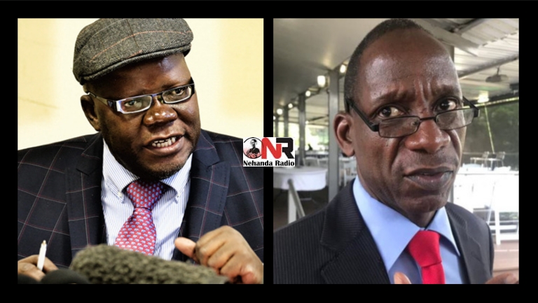 Opposition Citizens Coalition for Change (CCC) Vice President Tendai Biti and constitutional law Professor Lovemore Madhuku