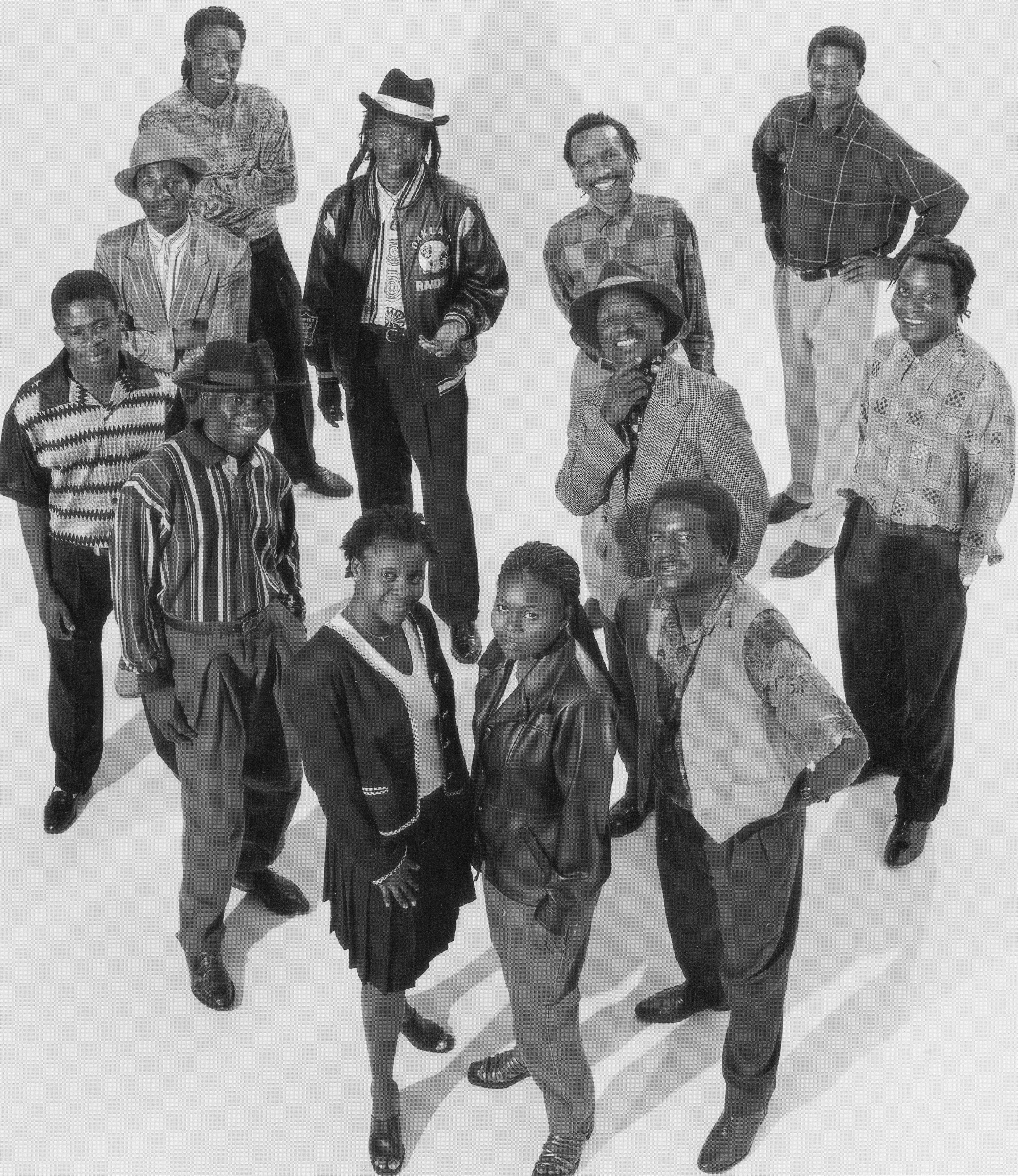 Thomas Mapfumo and The Blacks Unlimited (His brother Lancelot is to Mapfumo's left)
