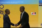 Obama admits he was fired up by Ostallos Siziba’s “rousing” introduction Opposition Citizens Coalition for Change (CCC) National Deputy spokesperson Gift "Ostallos" Siziba on Thursday afternoon introduced former United States President Barack Obama at the Democracy Forum in New York.