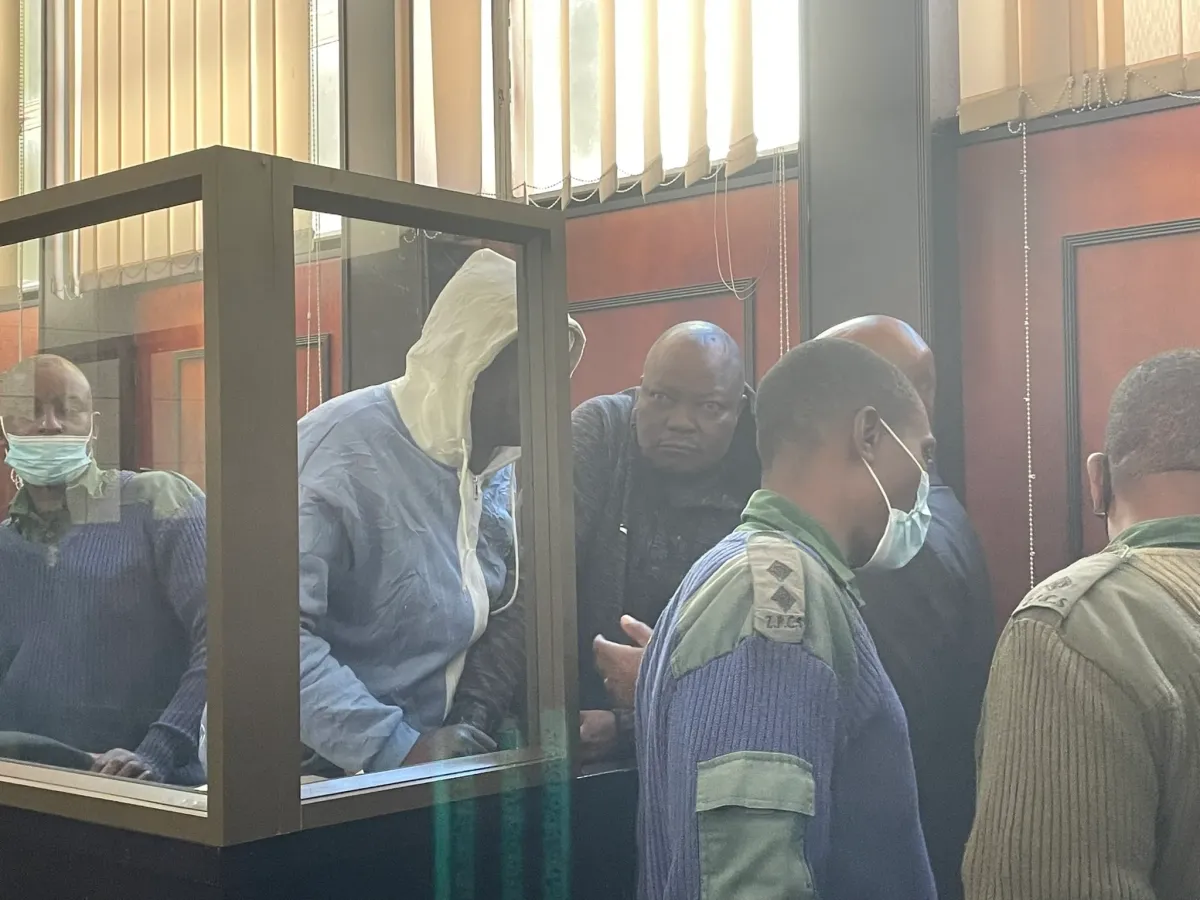 Political prisoner Job Sikhala during an appearance at the Harare Magistrates Court