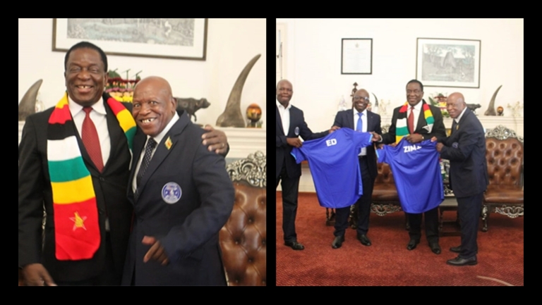 The leadership of Premier Soccer League (PSL) giants Dynamos Football Club on Monday visited President Emmerson Mnangagwa at state house in Harare.
