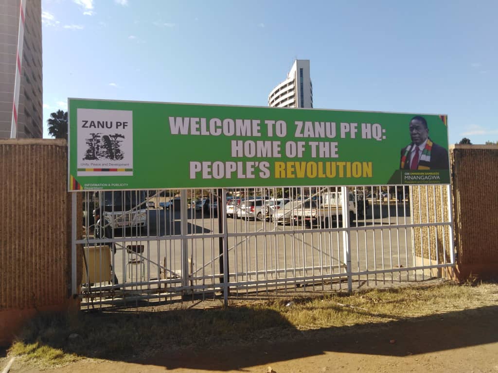 The Zanu PF headquarters in Harare (Picture via Pindula News)