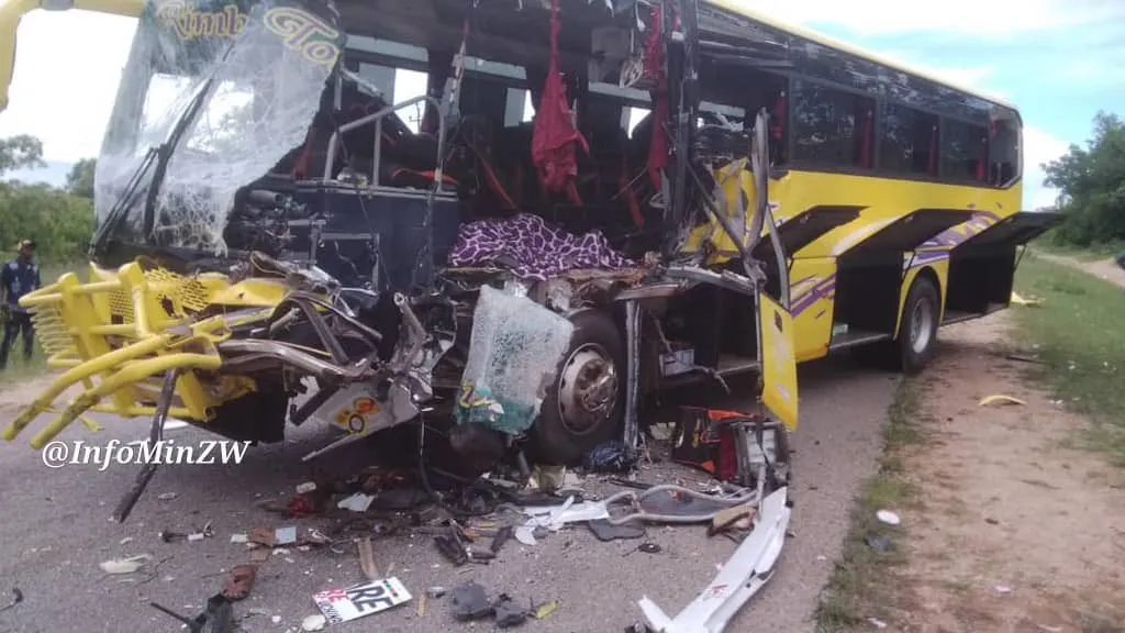When the Zebra Kiss bus overtook a Tipper vehicle, the Rimbi bus driver did not have time to react and hit the truck’s loading box, killing his conductor on the spot.