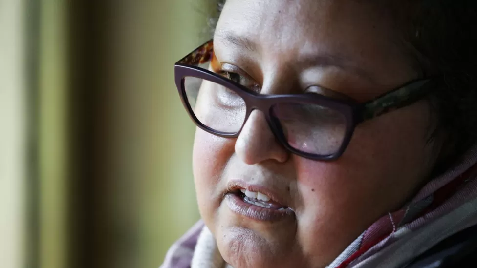 Riham Sheble said: "I was forced to fight on so many fronts. It was exhausting." ( Picture via BBC News )