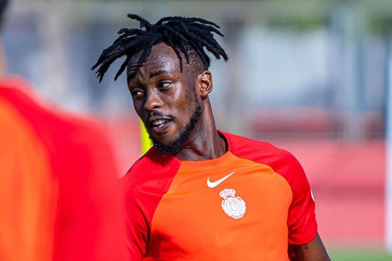Zimbabwe Warriors forward Tino Kadewere joined Real Mallorca on loan from Lyon in 2022. (Picture via RCD MALLORCA)