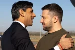 Give us jets to secure our freedom, Volodymyr Zelensky urges UK Rishi Sunak posted a picture of him greeting Volodymyr Zelensky upon his arrival in the UK (Picture via Downing Street)