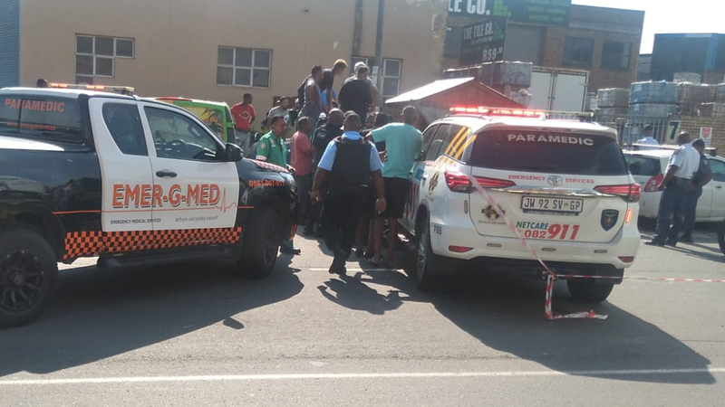 Family of three killed in a drive-by shooting on Peters Road in the Springfield Park area of Durban. Picture: Emer-G-Med Paramedics