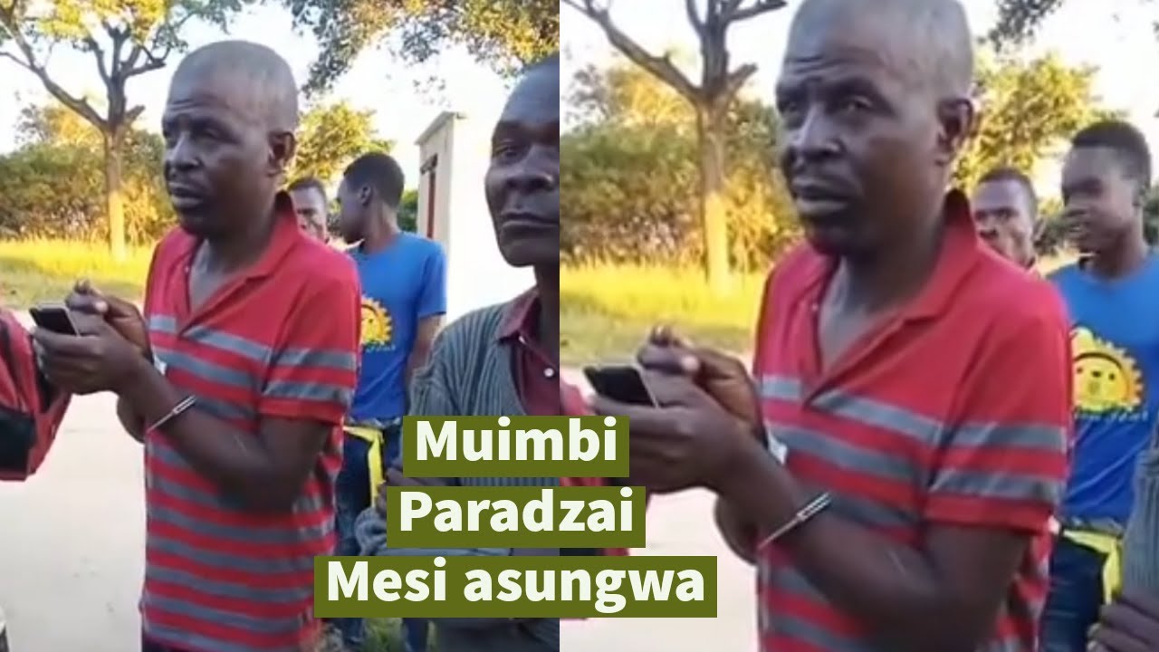 Sungura musician Paradzai Mesi arrested for stealing groceries (Screenshot by Mbire TV)