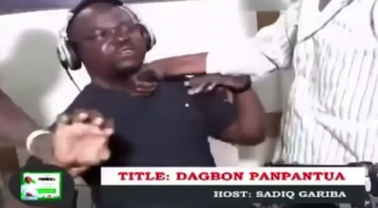 Abubakari Sadiq Gariba, a broadcaster at Dagbon FM in the northern city of Tamale, was live on air on Wednesday when two men stormed into the studio and seized him by the neck.