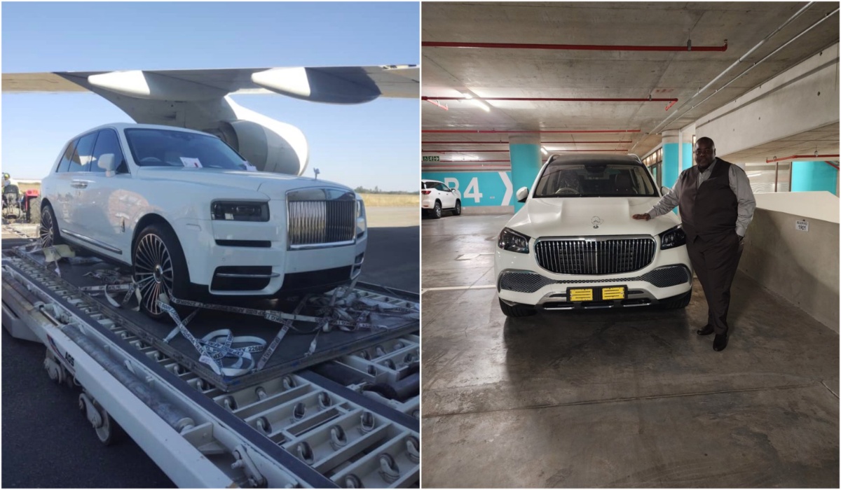 Controversial Zimbabwean businessman Wicknell Chivayo has taken delivery of a brand new 2023 Rolls Royce Cullinan which cost US$850 000 and a Mercedes Benz Maybach GLS600 worth over US$400 000.