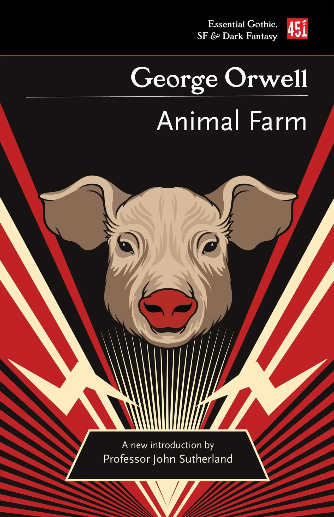 Animal Farm is a beast fable, in the form of a satirical allegorical novella, by George Orwell, first published in England on 17 August 1945. It tells the story of a group of farm animals who rebel against their human farmer, hoping to create a society where the animals can be equal, free, and happy.