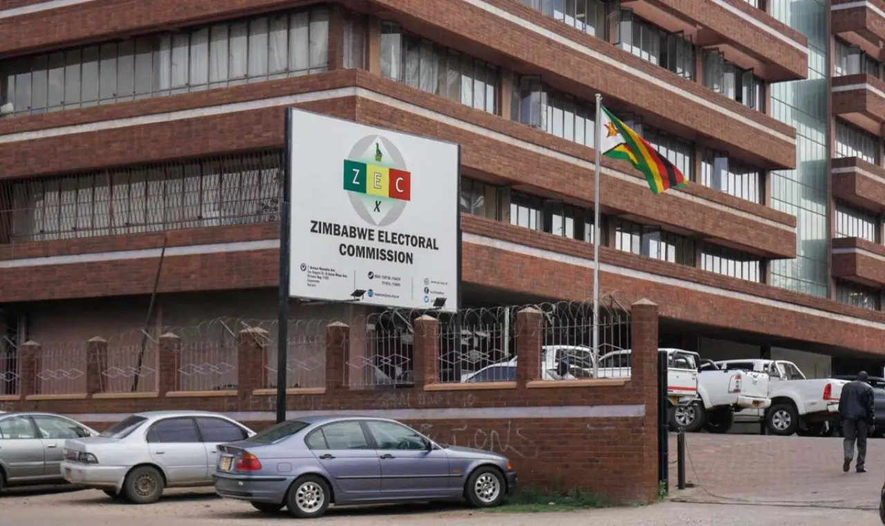 The Zimbabwe Electoral Commission HQ in central Harare (Picture via ZimLive)